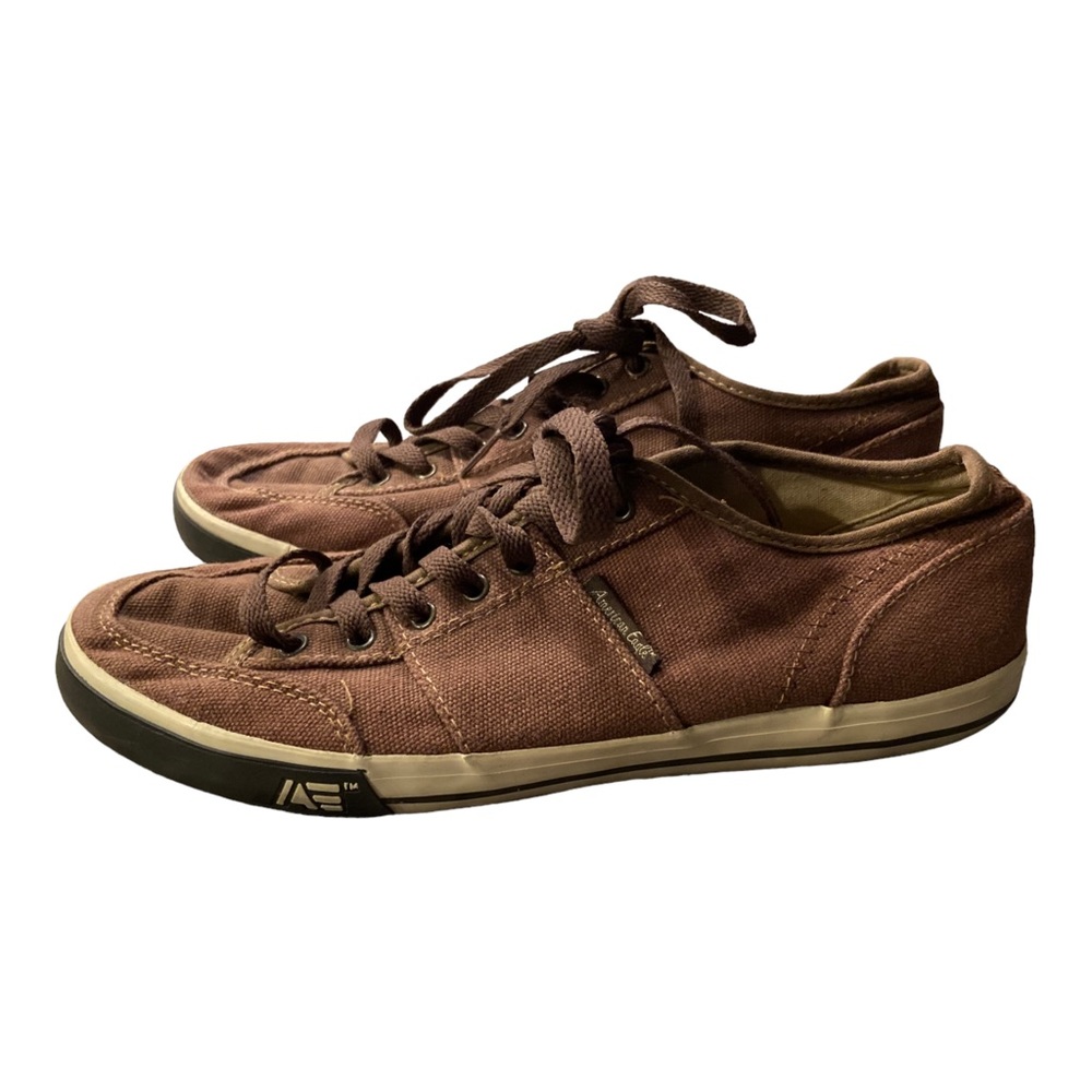 Brown American Eagle Outfitters Canvas High End Casual Shoes Men’s 10 SKATE - Picture 2 of 9